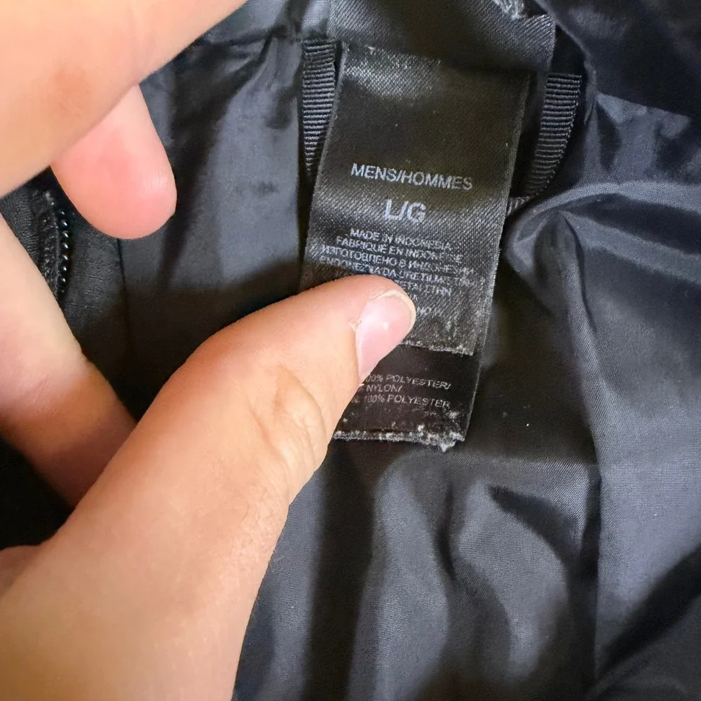 The North Face Mens WindWall Softshell Jacket Black Full Zip Fleece Lined Large